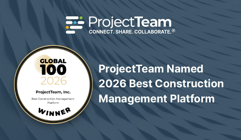 ProjectTeam Named Best Construction Management Platform in the Global 100 – 2026 Awards