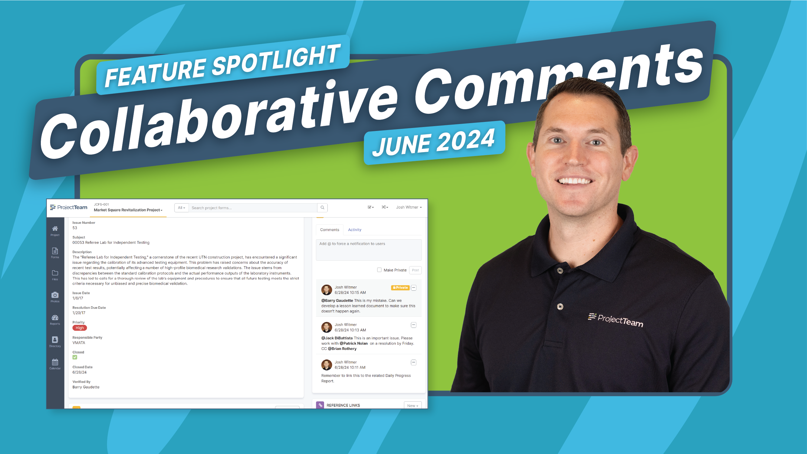 ProjectTeam Feature Spotlight - Collaborative Comments