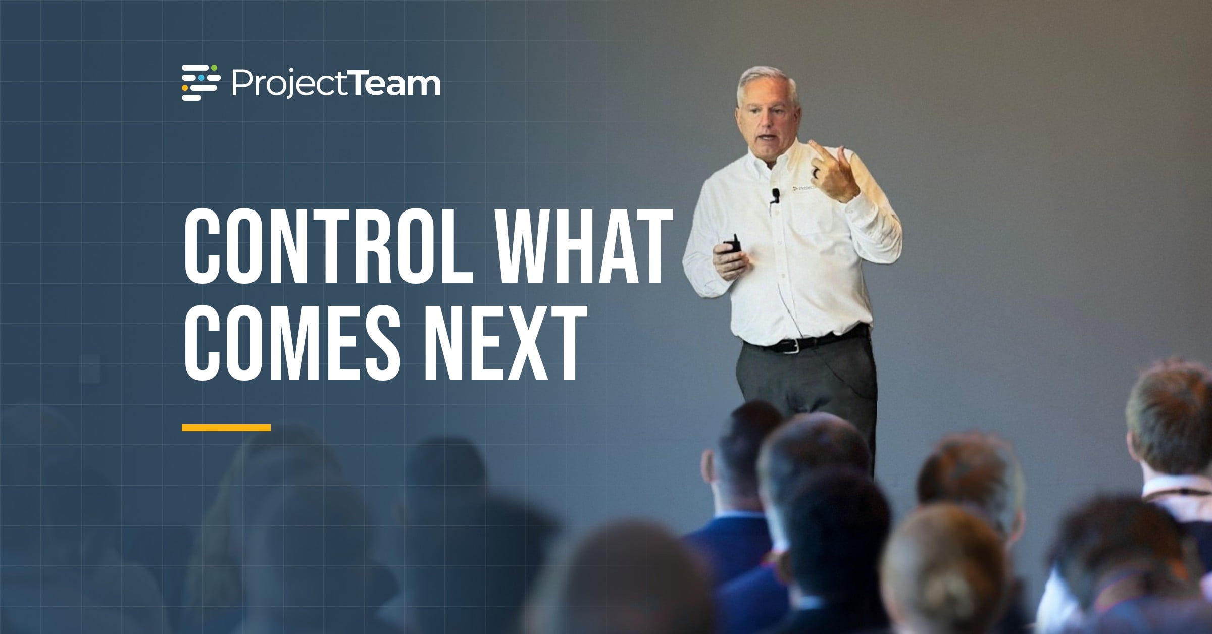 ProjectTeam Founder & CEO Ty Witmer speaking on capital program project controls at Project Controls Expo USA 2026 in Washington, DC.