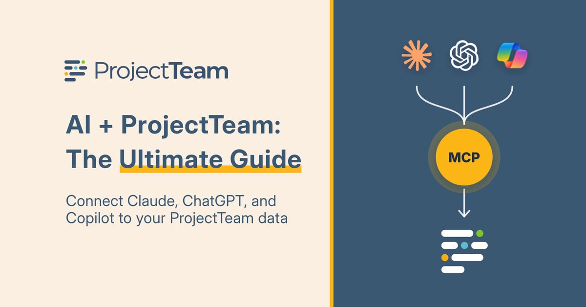 Connect ChatGPT and Claude AI Tools to ProjectTeam Construction Management Software Platform
